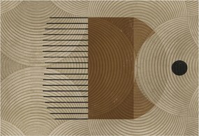 Fotótapéta Flizelin Dekoratív Hálószoba Harmónia geometria 152x104