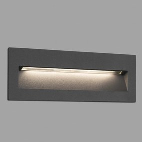 FARO 70638 - NAT kültéri beépíthető LED lámpatest, LED/8W/230V, IP65, fekete