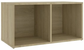 2 db sonoma tölgy színű szerelt fa TV-szekrény 72x35x36,5 cm