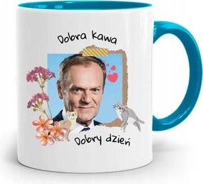 Bögre Kék Donald Tusk Po Platform Ajándék