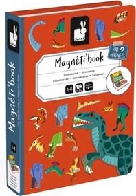 Janod - Interaktív mágneses készlet MAGNETIBOOK dinoszauruszokkal