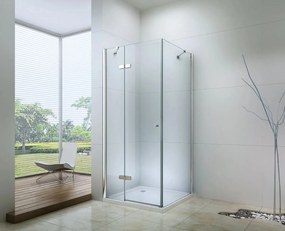 Mexen Roma zuhanykabin 105x50cm, 6mm üveg, króm profil-átlátszó üveg, 854-105-050-01-00