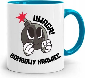 Kék Varrónői Bögre Bomba Szabónő fényképes nyomtatással