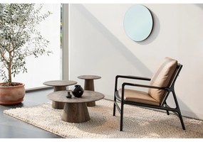 Tölgyfa kerek tárolóasztal ø 40 cm Mushroom – Gazzda