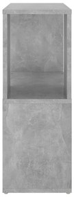 betonszürke szerelt fa könyvszekrény 60 x 24 x 63 cm