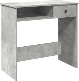 vidaXL betonszürke forgácslap íróasztal 80 x 40 x 75 cm