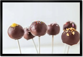 Poszterek keretben 60x40 Csokoládé nyalókák