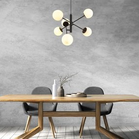 Rabalux 72194 - Csillár zsinóron MEDUZA 6xE14/20W/230V