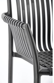 Lamar étkezőszék, fekete