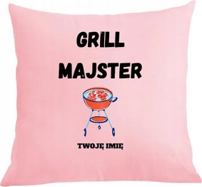 Párna párnahuzat Ajándék Grill Barkács Név