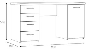 ARENO íróasztal fehér