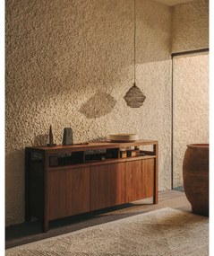 Aranyszínű függőlámpa fém búrával ø 30 cm Sarraco – Kave Home