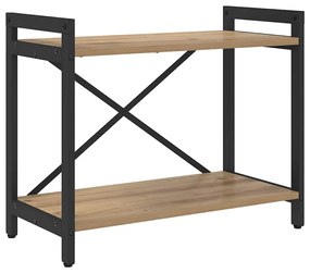 Könyvszekrény kézműves tölgy 60 x 30 x 48.5 cm Faanyag