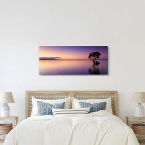 A vízfelszín képe napkeltekor (120x50 cm)