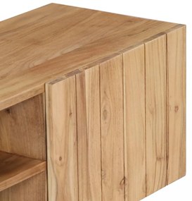 vidaXL tömör akácfa TV-szekrény 140 x 30 x 45 cm