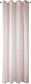 Készfüggöny karikákon 140x250cm Rózsaszín