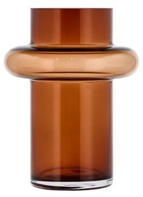 Tube narancssárga üveg váza, magasság 20 cm - Lyngby Glas