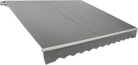 Tradgard Kerti napellenző 381 295 x 200 cm szürke