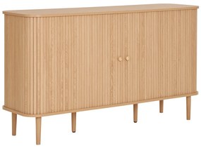 Nikko szekrény, 2 ajtó, natúr, 140x40x79 cm