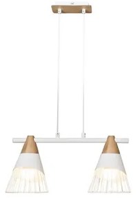 Rabalux 5666 - Csillár zsinóron ISAAC 2xE27/60W/230V