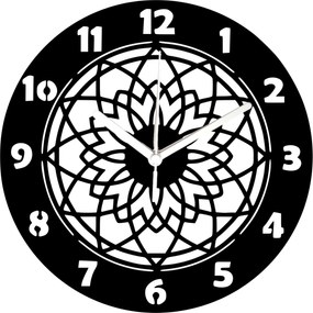 Falióra Fa Kerek Arbaskie Számok Tökéletes Ajándék 35 cm