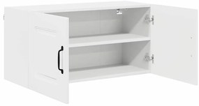 Fali konyhaszekrény Magas Fényű Fehér 80 x 31 x 40 cm Faanyag