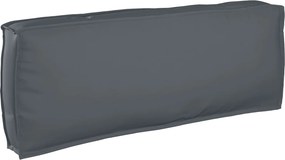 vidaXL Párna Antracit 120 x 40 x 12 cm Oxford Szövet