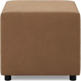 Zeus puff, szövet anyag, 50x50, barna