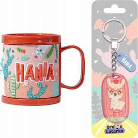 Gyereknapi Ajándék Gyerek Bögre Név Hania Kulcstartó 3D