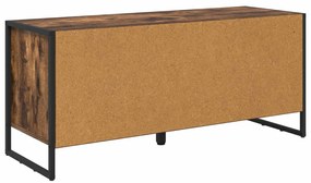 Cipőszekrény tárolóval Füstös tölgy 60 x 35 x 44 cm Faanyag