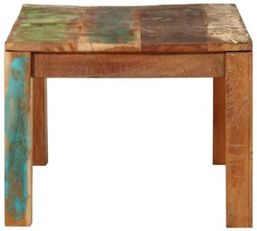 Dohányzóasztal 110x55x40 cm Tömör, újrahasznosított fa
