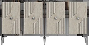 Pega 150 - White, Travertine, Silver