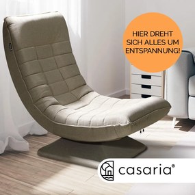 Relaxációs fotel, szövet, krém