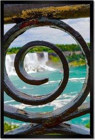 Plakátok keretben 40x60 Niagara vízesés