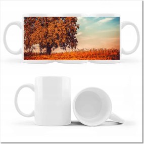 Bögre fényképpel Őszi színek Tájkép