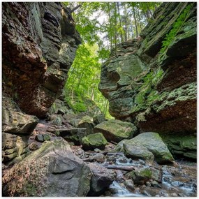 Poszterek 30x30 Hegyek Kövek Sziklák