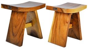 DIVERO® Kis szék masszív SUAR fa