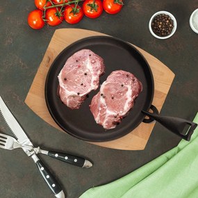 Grill öntöttvas serpenyő levehető nyéllel ø 22 cm LITINA – Orion