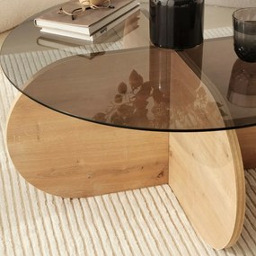 Dohányzóasztal Bubble Sapphire Oak Fume