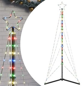 színes LED karácsonyfa 363 LED 182 cm