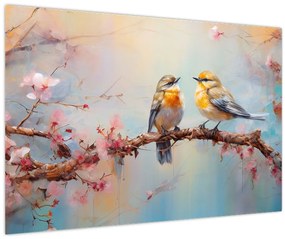 Kép - Lovebirds (90x60 cm)