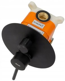 Rea Lungo - rejtett fürdő szett + doboz P6300 - komplett készlet, fekete, REA-P6300