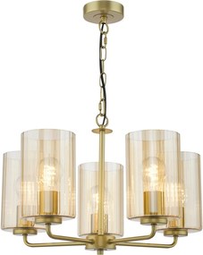 Dar Lighting modern csillár daylin borostyán arany darday0535