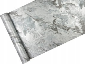 Flizelin tapéta Fényes szürke márvány