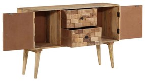 tömör mangófa tálalószekrény 110 x 30 x 70 cm