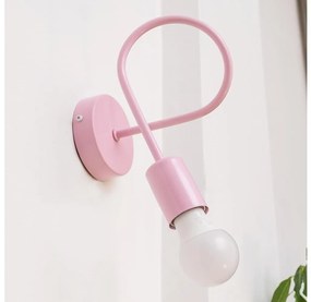 Fali lámpa OXFORD 1xE27/15W/230V rózsaszín