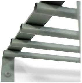 Zöld-szürke fém fali fogas polccal Rex – Spinder Design