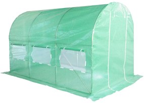 Home &amp; Garden Fóliasátor 200 x 350 cm (7 m2) zöld