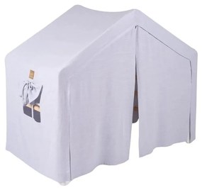 Világoskék-natúr színű borovi fenyő pikler háromszög 112x61x94 cm Montessori – Meowbaby