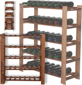 Bortartó állvány bortartó polc palacktartó szekrény alkoholos italtartó 35 palack